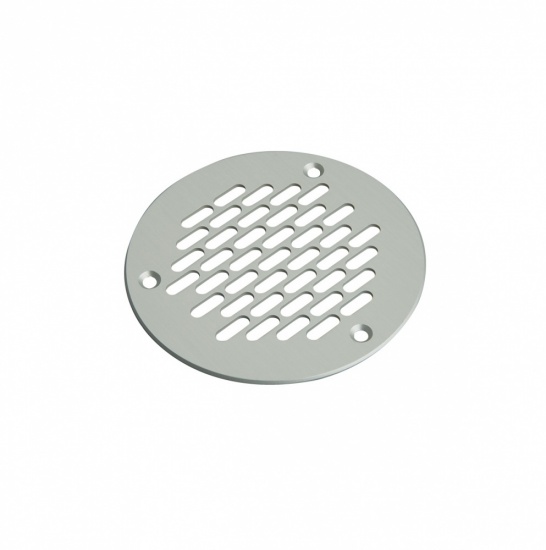 Round Air Grate  80 mm Aluminium Anodized