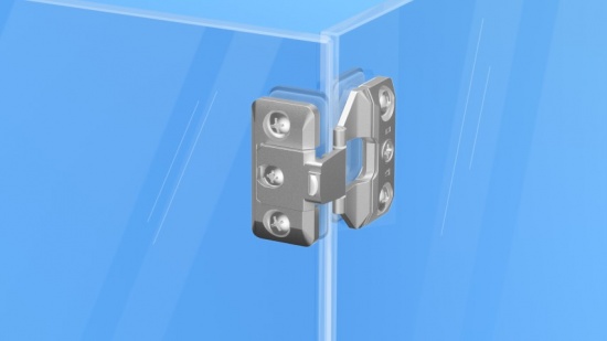 Glass On Glass Door Hinge Construction 190 for Inset Doors