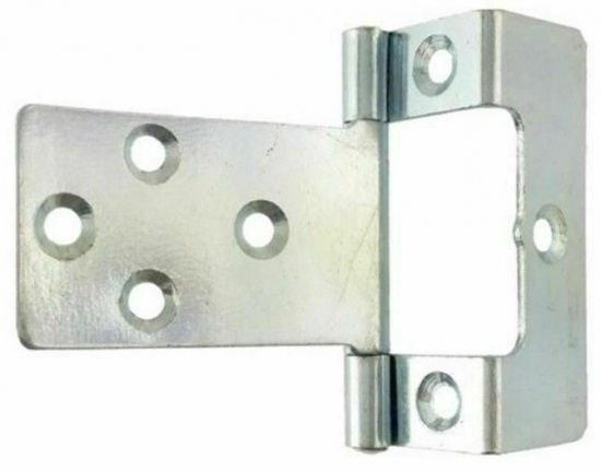 Cranked (B) Flush Hinge for 15-16 mm Door Thickness
