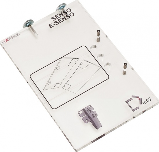 Drilling Jig for Senso and Free Fold Connecting Hinges