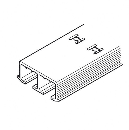 Hawa Clipo 36 GPK/GPPK Double Top Hung Track System for Sliding Cabinet Doors