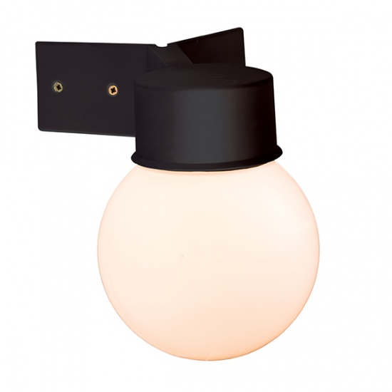 Endon Ware Globe 1lt Wall IP44 / Dimmable