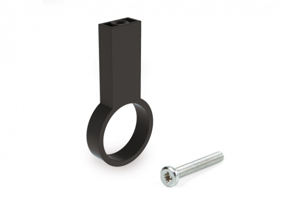 Moka Central  Support for Ø28 mm Round Rail