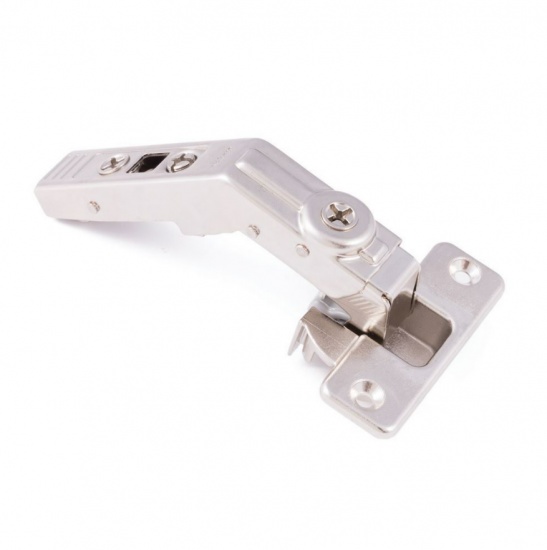 CLIP top Bi-Fold 60 Opening Angle Corner Cabinet Hinge Sprung Screw-On