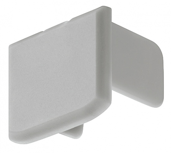 Loox End Caps for Aluminium Profiles Silver