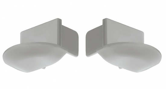 End Caps for Loox 1191 Recess Mounting Aluminium Profile