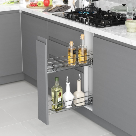SupraSTAR Bottle Lateral Pull Out System with Soft Close Runners
