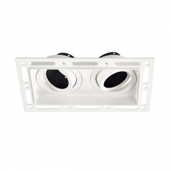 Twin Recessed Trimless Square  Downlight