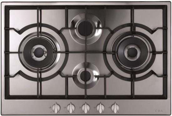 CDA Kitchen Four Burner Gas Hob - HG7501SS