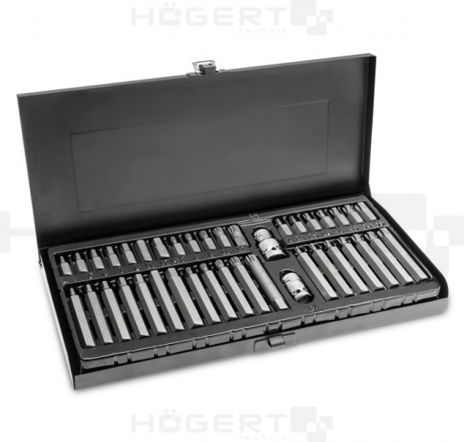 Hogert 3/8” and 1/2” bit set of 40 pcs - HT1S404