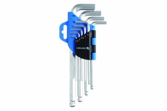 Ball-end Hex Keys Set of 9 pcs