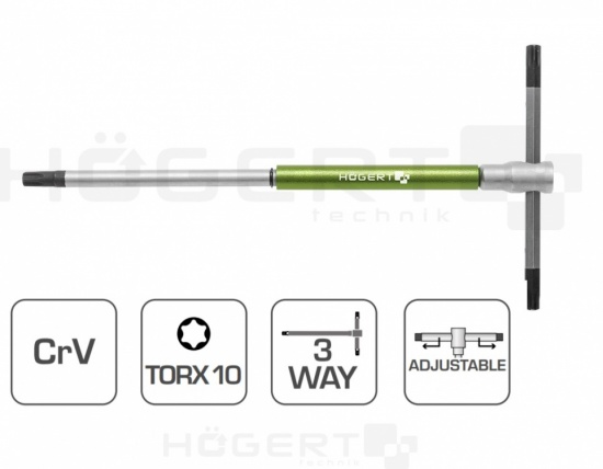 Sliding T-handle Torx Key