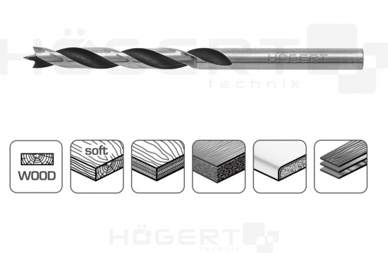 Hogert SDS HT6D370 Masonry Drill Bit Set 