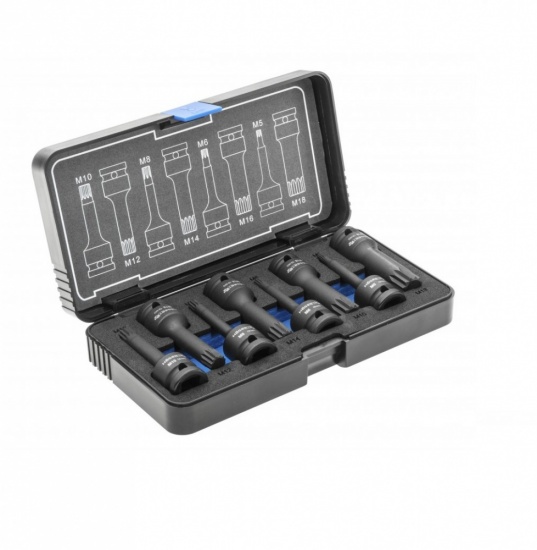 1/2'' Spline Impact Bit Sockets 8 pcs Kit