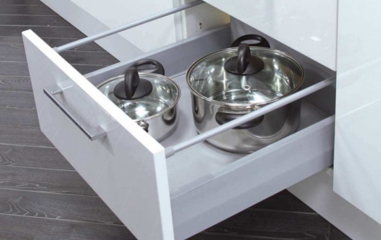 Assembled Drawer System, Matrix Box P 35 kg Soft Close Pan