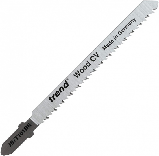 Trend Professional Jigsaw Blade 100x2.5mm CV Down-cut / pack of 5 pcs