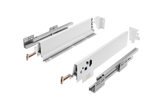 Slim Modern Drawer System - AXISPRO Anthracite - solmer.co.uk
