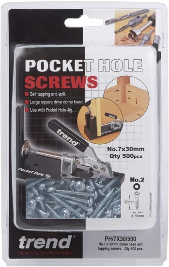 Trend Pocket Hole Screw Fine No.7 x 30mm