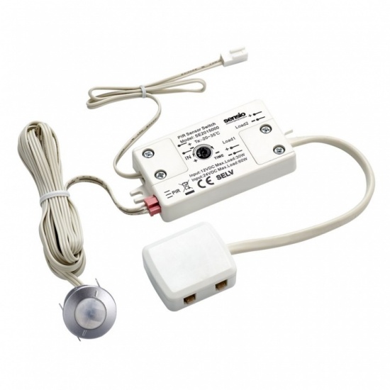 Sensio 12/24V Wardrobe Cabinet PIR Sensor Switch