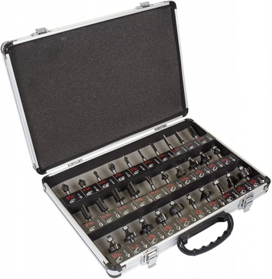 Trend 30 Pieces 1/4 inch Router Cutter Starter Set