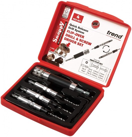 Snappy Flip Over Drill & Screw Driver Set