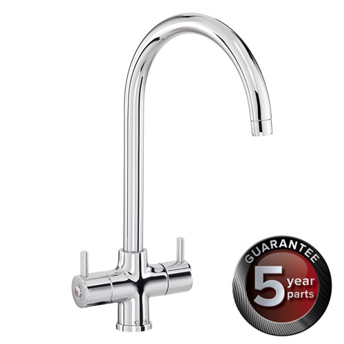 CDA Monobloc Kitchen Sinks Tap With Swan Neck Spout - TC55