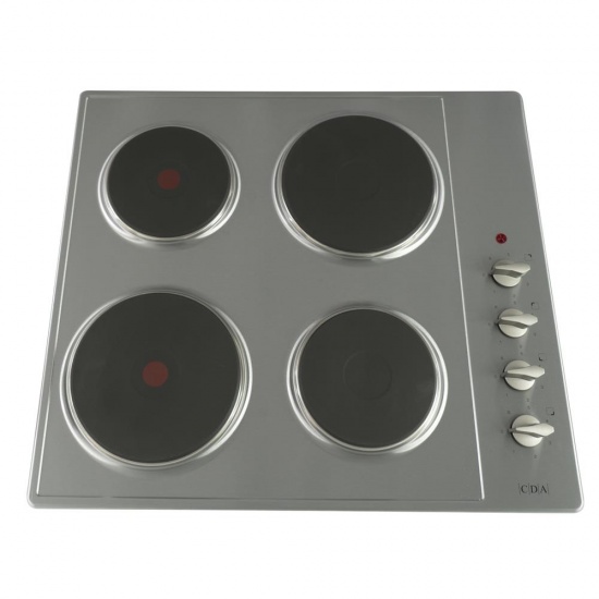 CDA Kitchen Four Plate Electric Hob - HE6052SS