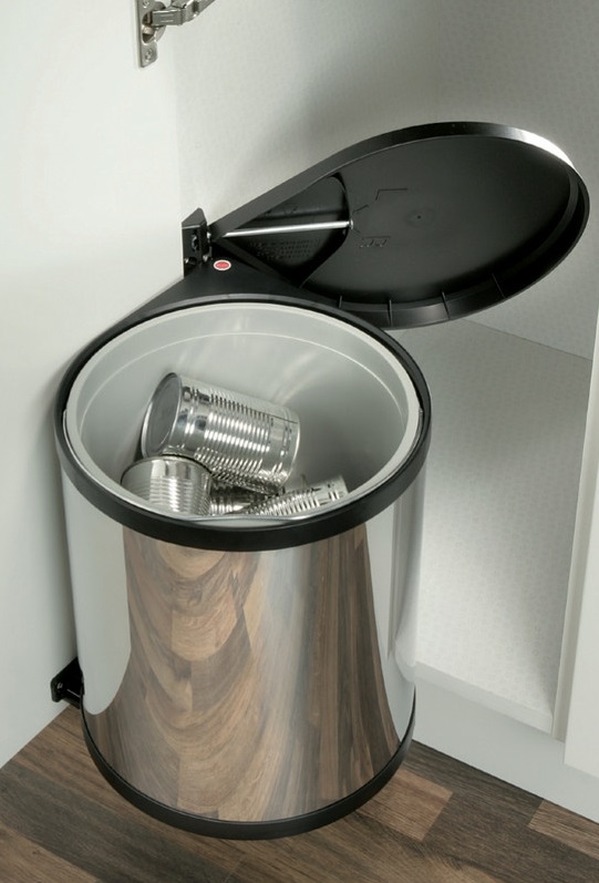 Hailo Kitchen Under Sink Waste Bin Mono 15l