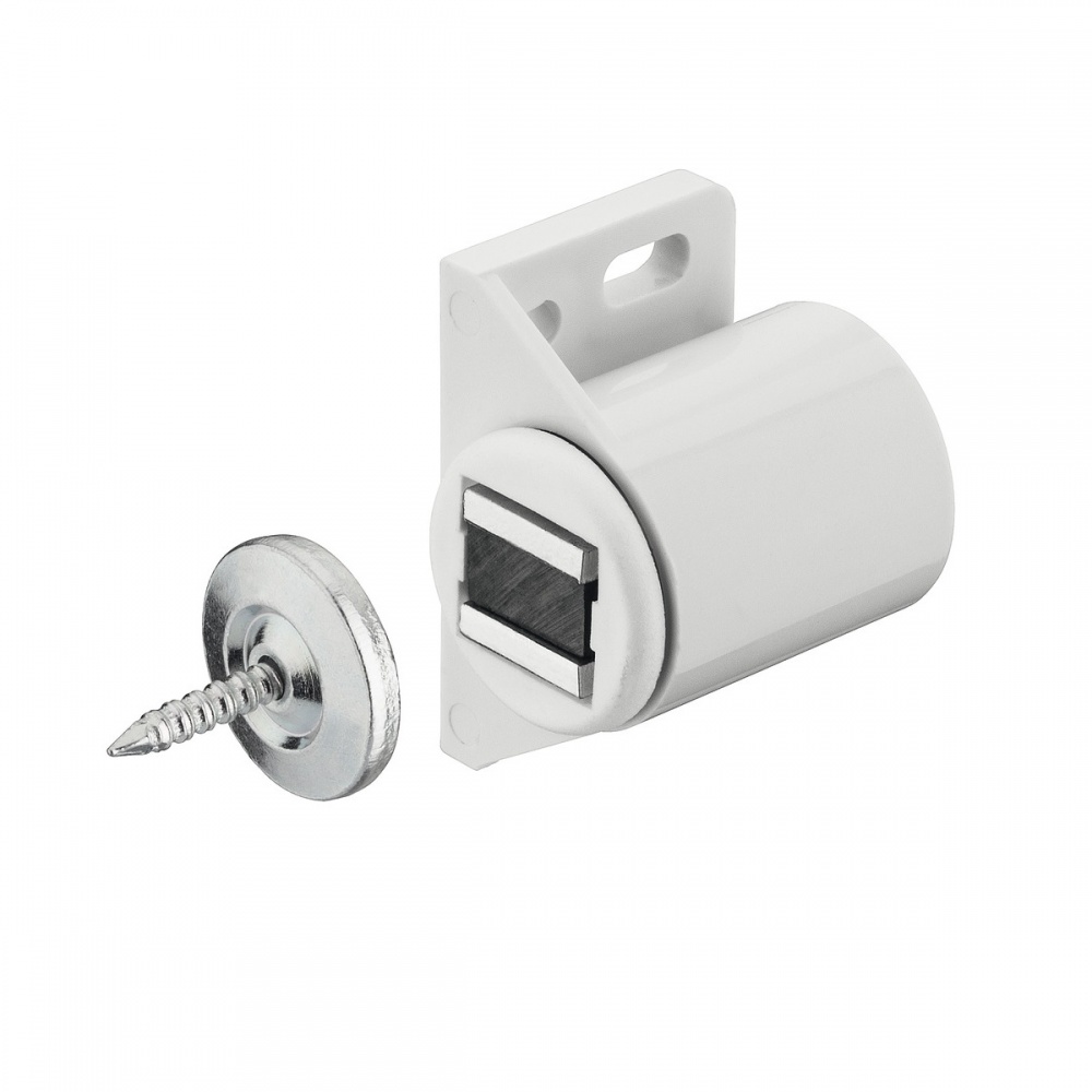 EAI Polished Chrome Heavy Duty Magnetic Catch – 47mm X 16mm X 12mm, For Cupboard, Wardrobe, Cabinet Doors