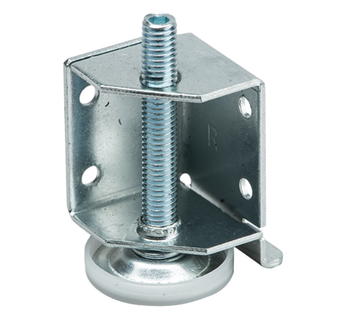 Unit Plinth Adjuster Fitting Foot with Bracket solmer.co.uk