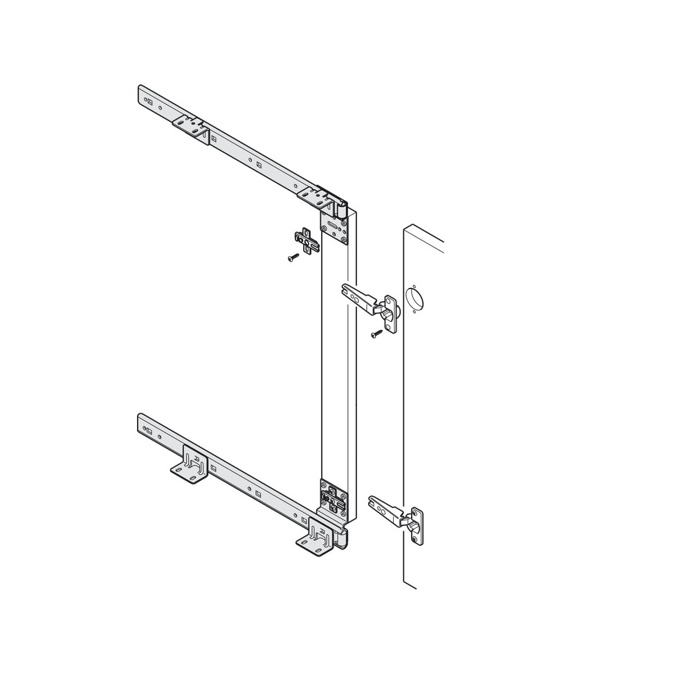 Pivot Sliding Door Runners for Cabinet Door Accuride 1319 - solmer.co.uk