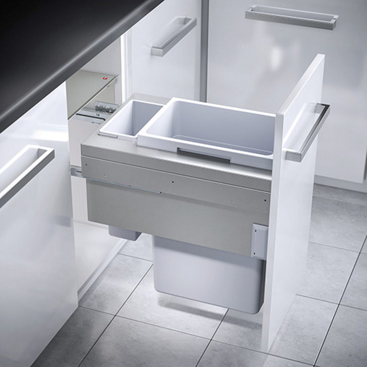 Hailo Euro Cargo Kitchen Pull Out Waste Bin System