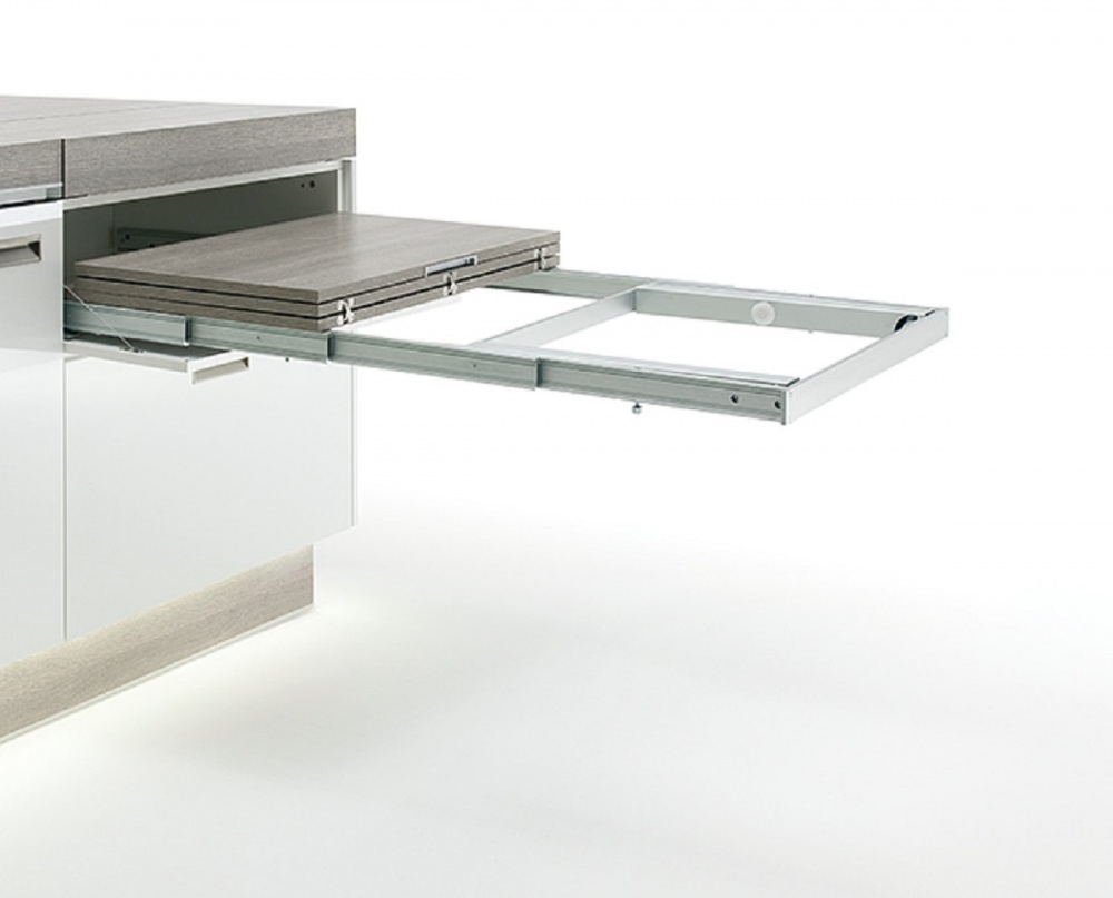 Pull Out Folding Table Fitting with Folding Leg for Standard Cabinet ...