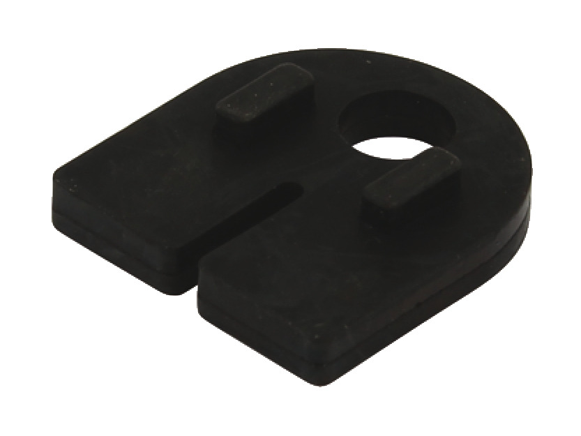 Glass Holder Suitable for Wall Installation Rubber Lining