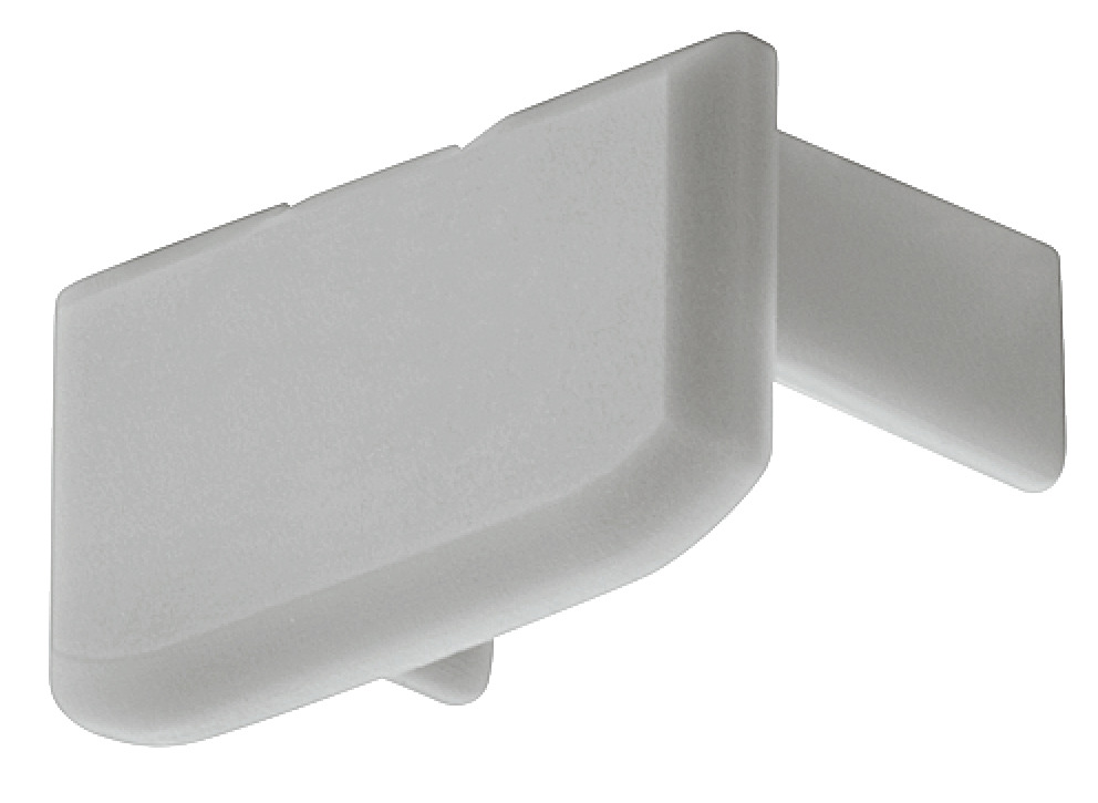 Loox End Caps for Aluminium Profiles / Silver