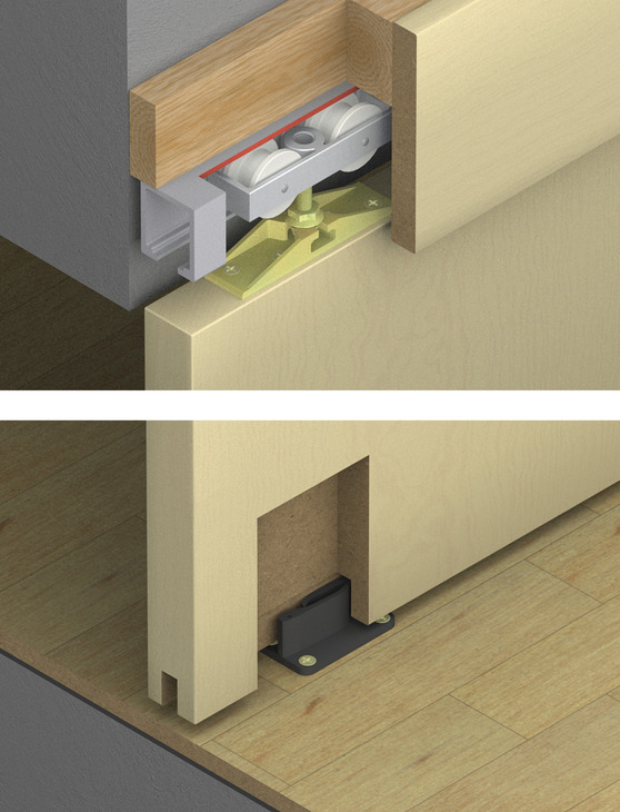 Hawa Junior 80/Z Sliding Interior Door Complete Set