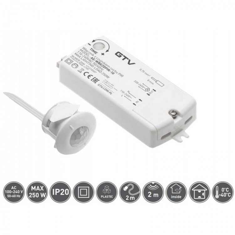 Sensor Switch with PIR Motion Detector