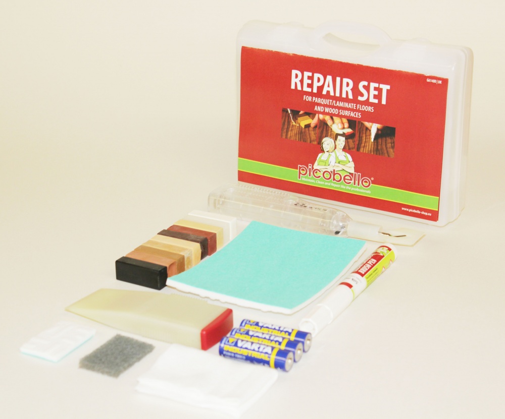 Parquet Laminate Floors & Wood Surfaces Repair Filler Kit - solmer.co.uk