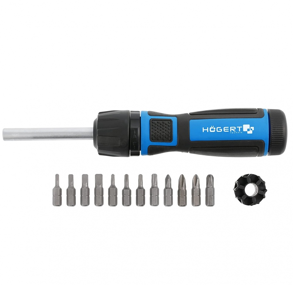 Hogert Screwdrivers 13 pcs Set with Gear
