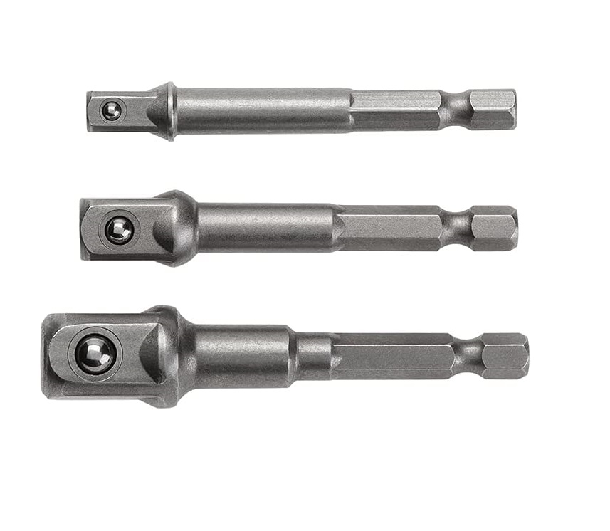 Hogert Socket Bit Adapters 1/4", 3/8", 1/2