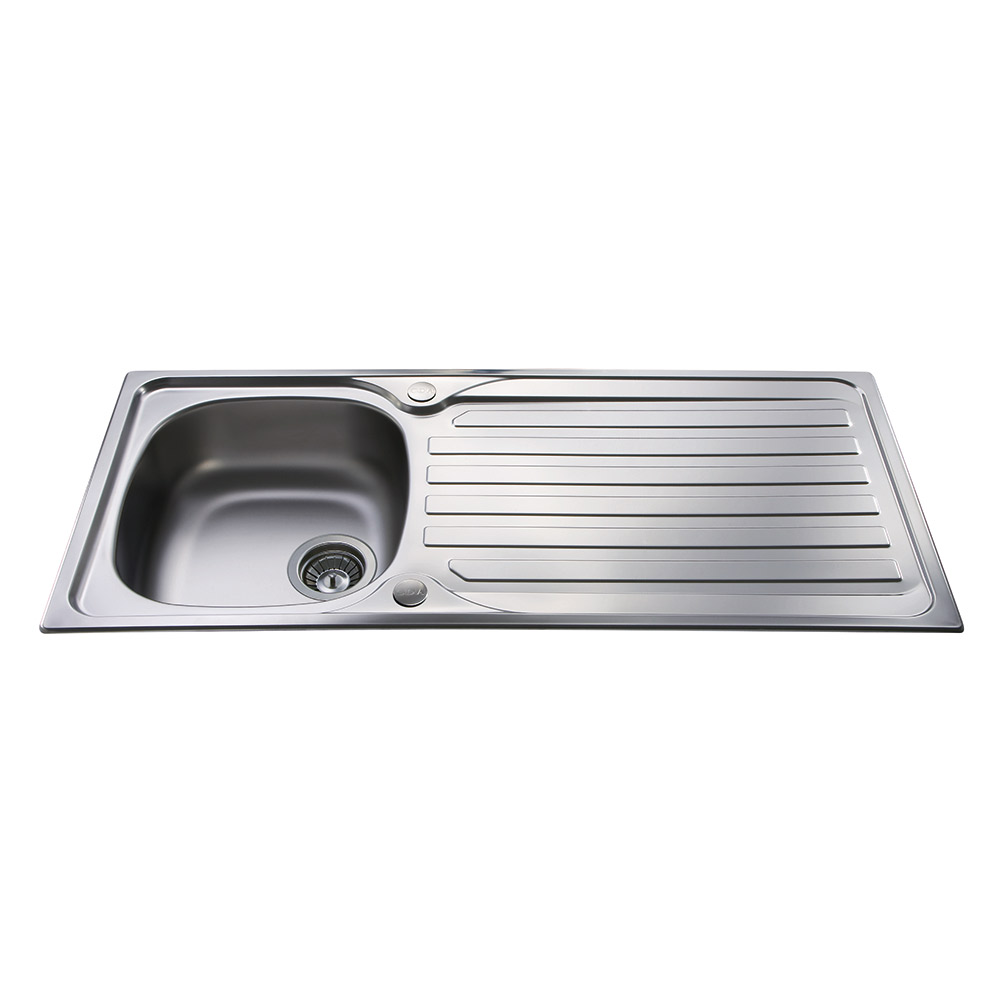 CDA Stainless Steel Kitchen Single Bowl Sink - KA21SS
