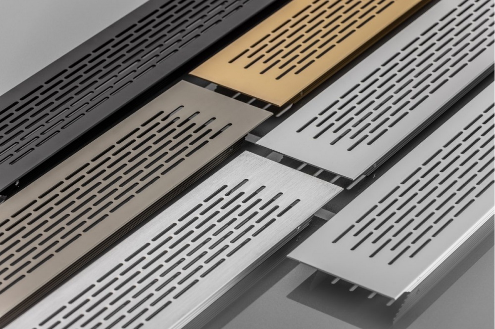 Kitchen Plinth Air Heat Vent Grill System