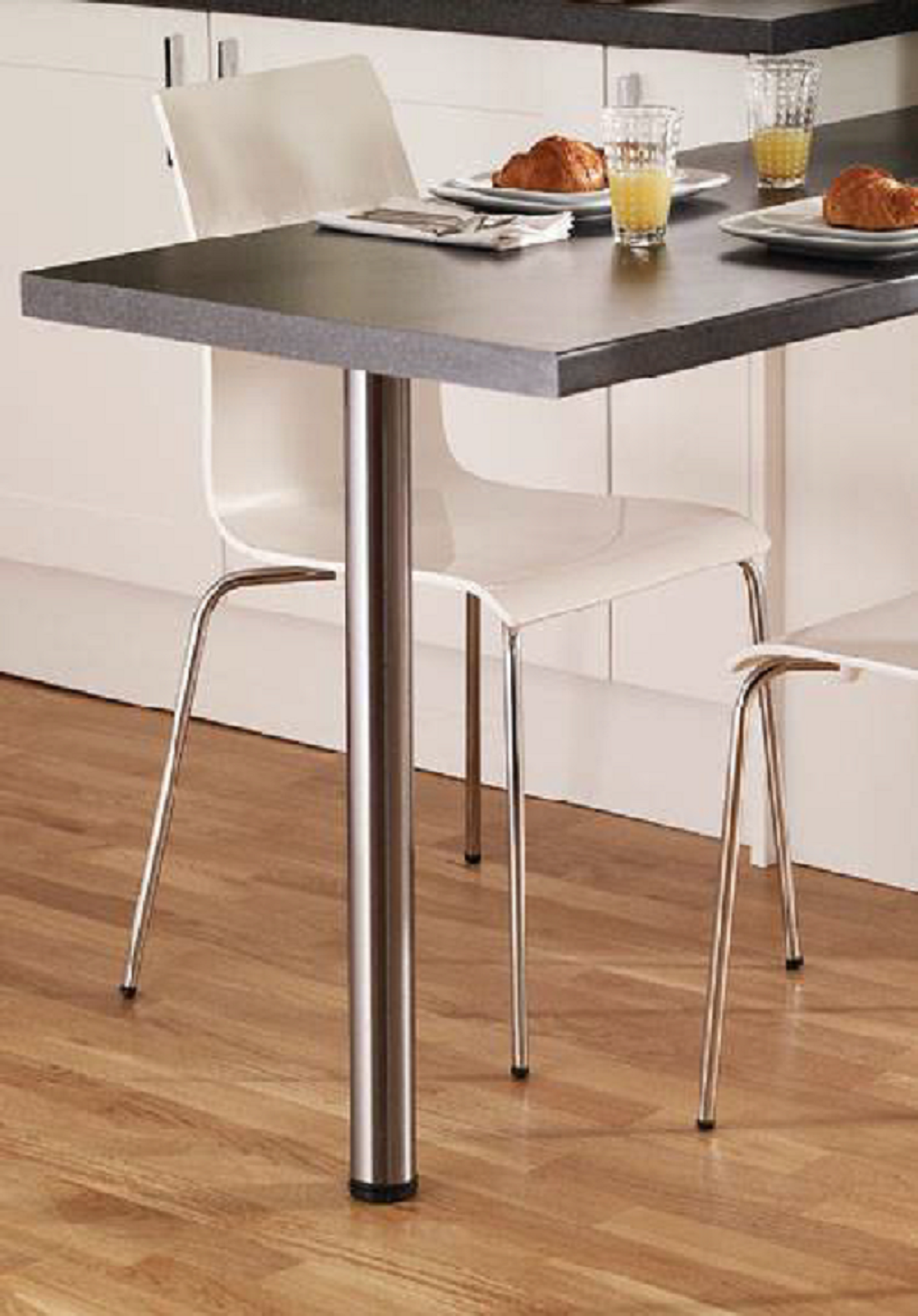 2PCS Breakfast Bar Legs Adjustable Breakfast Bar Table Leg Universal for Fit On Any Table 1100mm 