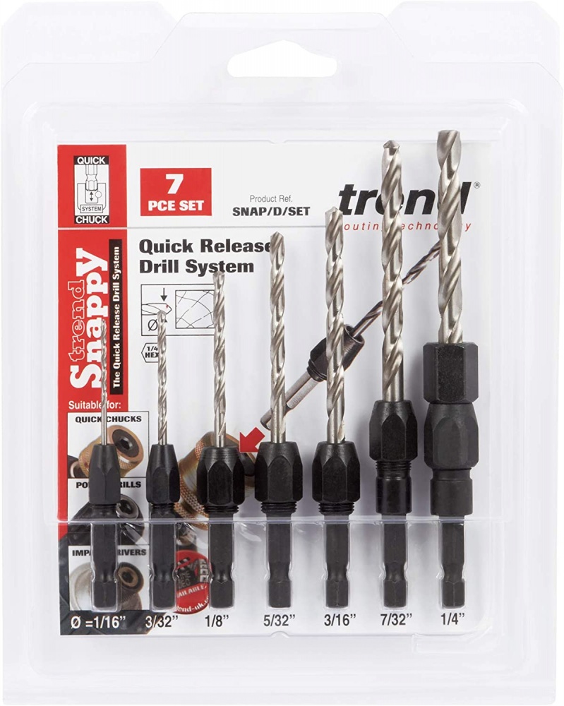 Trend Snappy 7 Piece Imperial Drill Set
