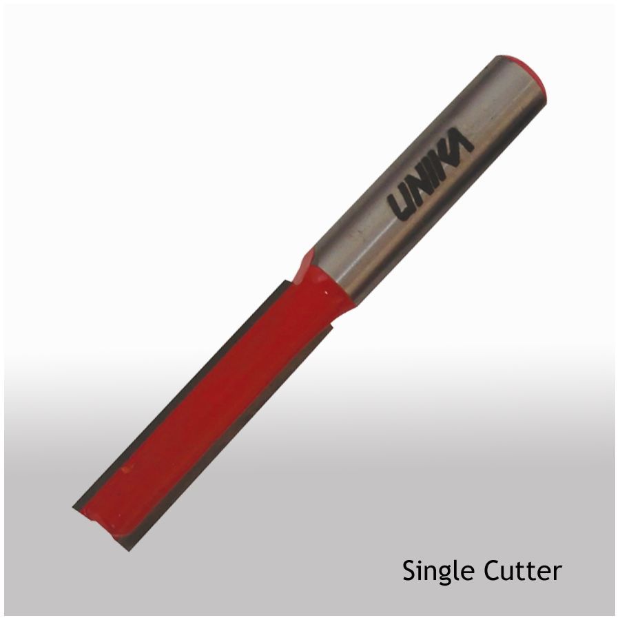 3 x UNIKA 1//2/" Worktop Twin Flute Router Cutter TCT 12.7 x 50mm Trade Pack