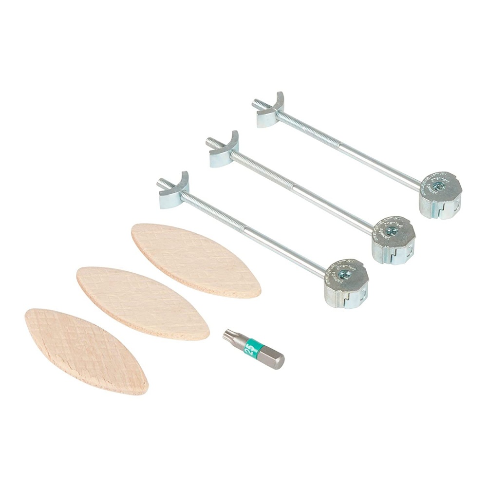 ZIPBOLT Compact Laminate Worktop Connector kit (1215mm) solmer.co.uk