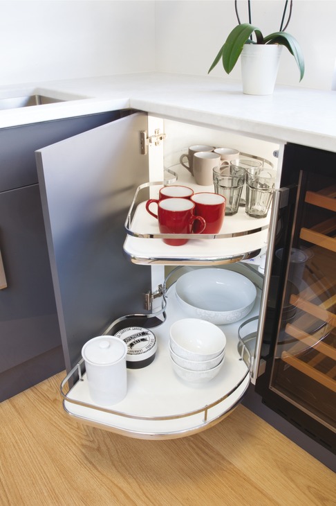 Slide out on sale shelving