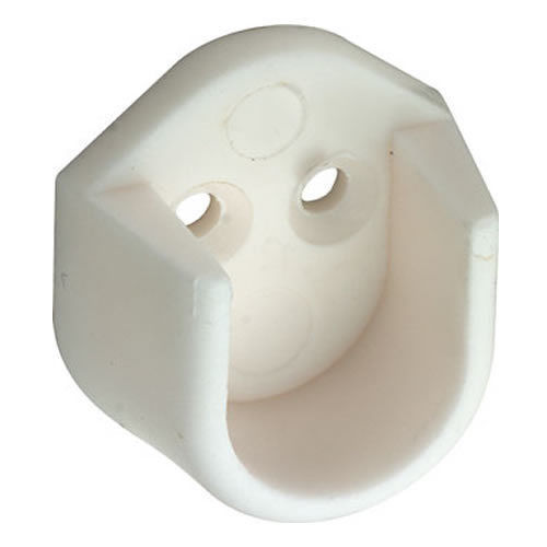 Rail End Support Plastic, for use with Oval Wardrobe Rails 15 mm Wide ...