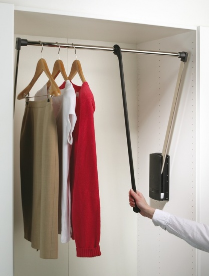 Pull Down Rail Internal Wardrobe Width 440-1200 mm