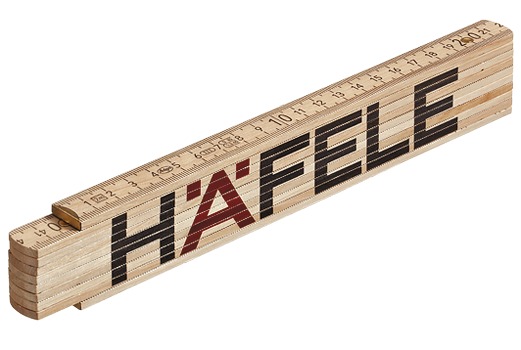 Hafele Ruler Pocket Beech with Steel Joints